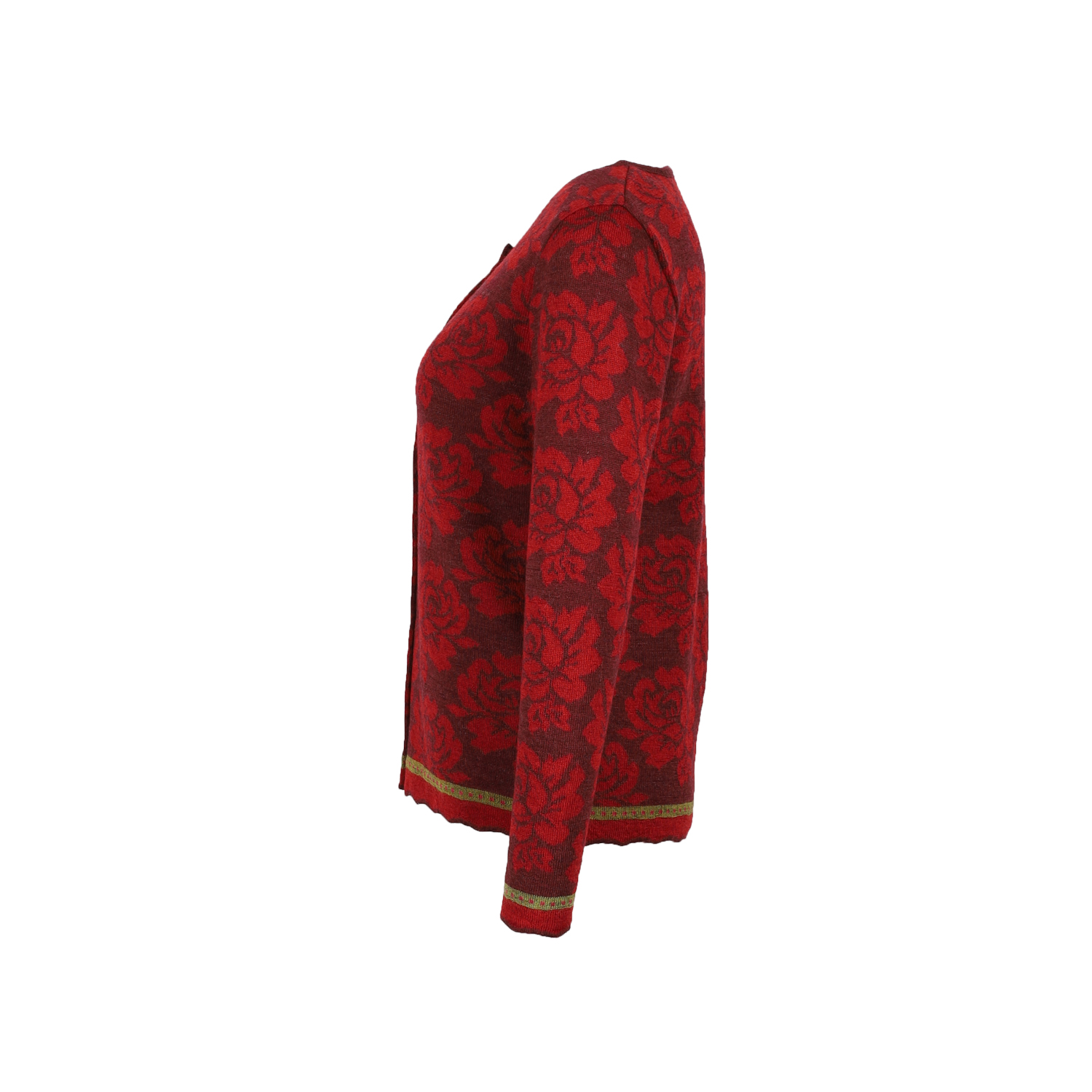 Strickjacke Mary burgunder|mohnrot