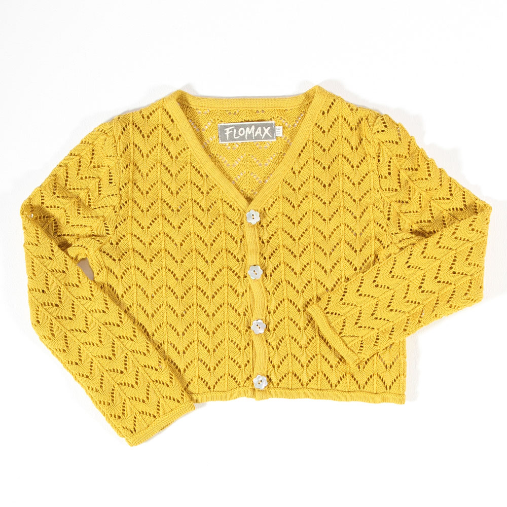 Ajour Kurzjacke Kinder | messing