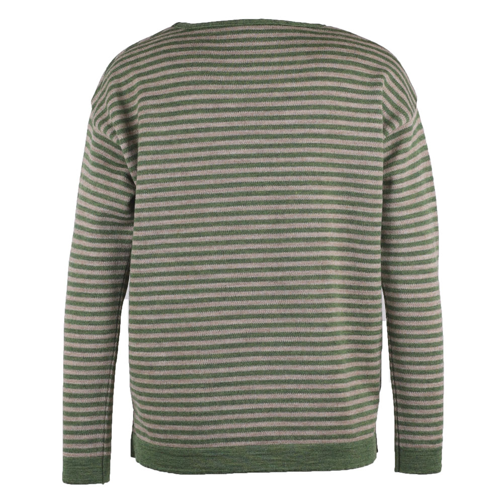 OS Pullover Ringel IL locwool | thymian/birke 