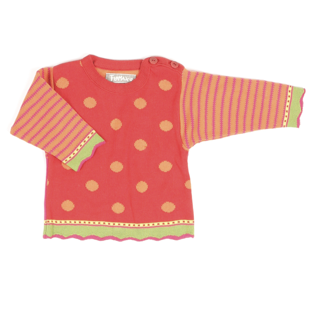 Pullover Birdy Baby mohnrot|bunt