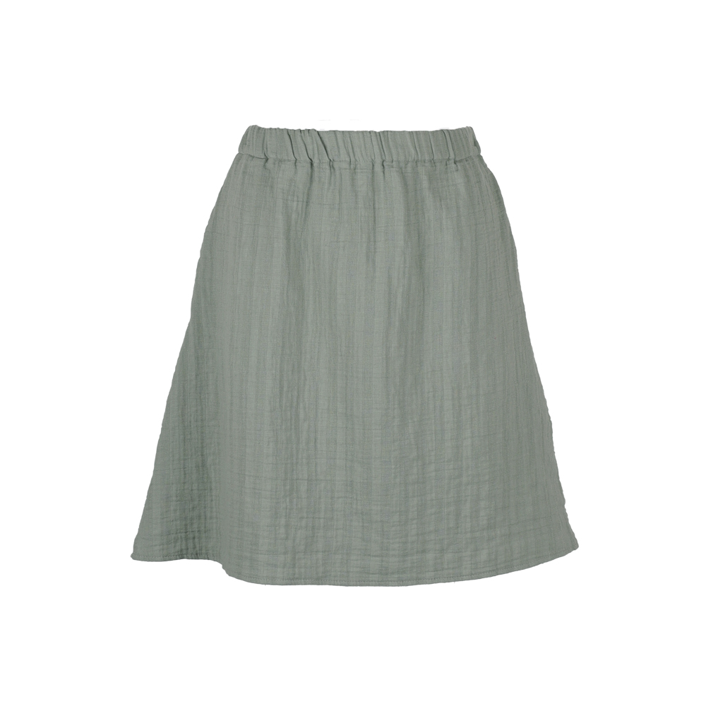 Rock A-linie Musselin | aqua