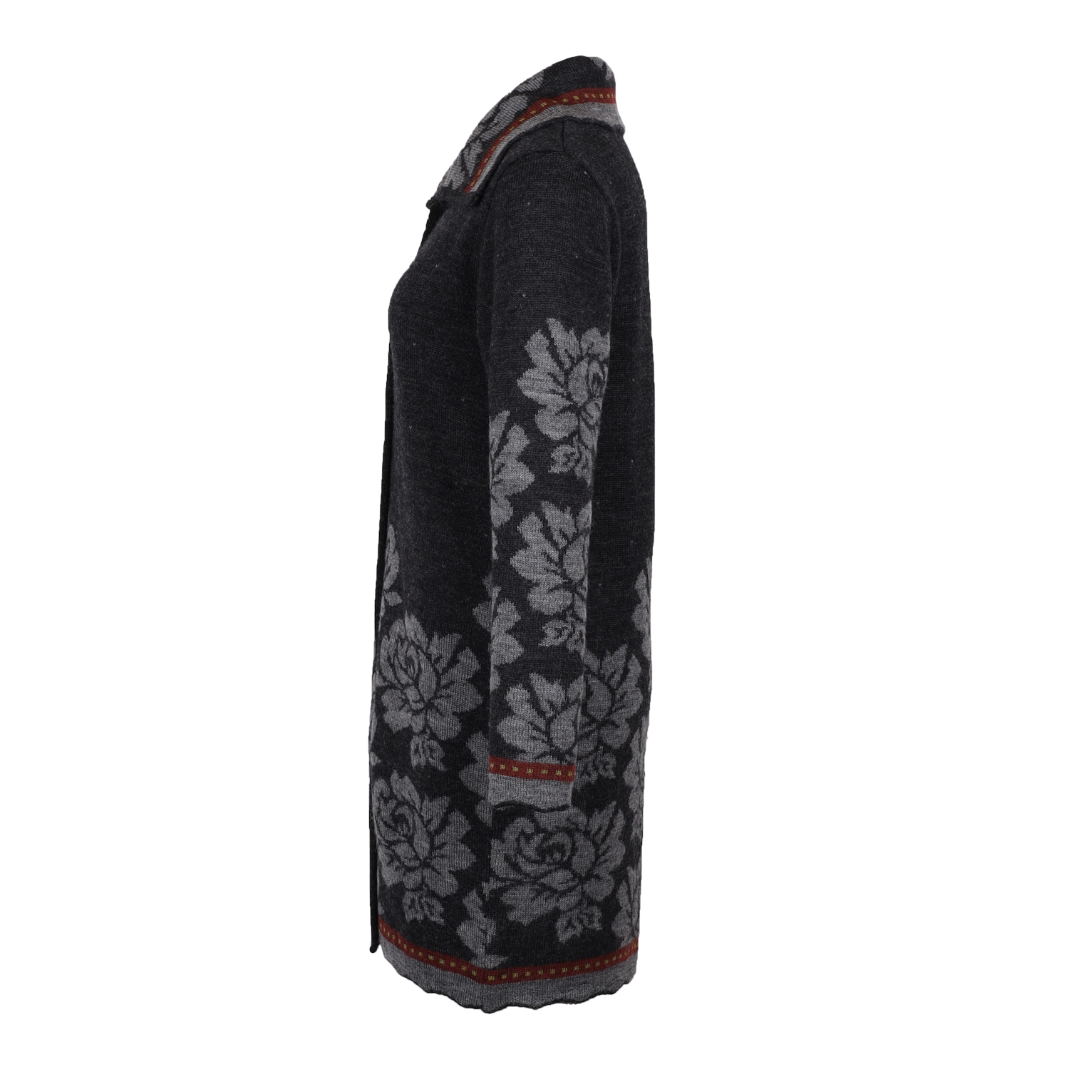 Strickmantel Mary gewitter|schiefer