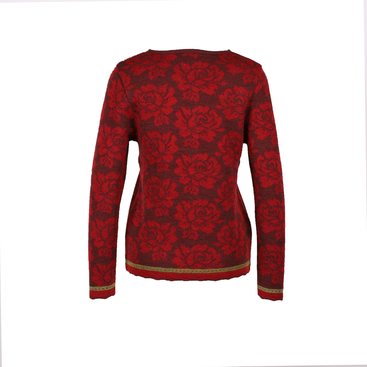 Strickjacke Mary burgunder|mohnrot