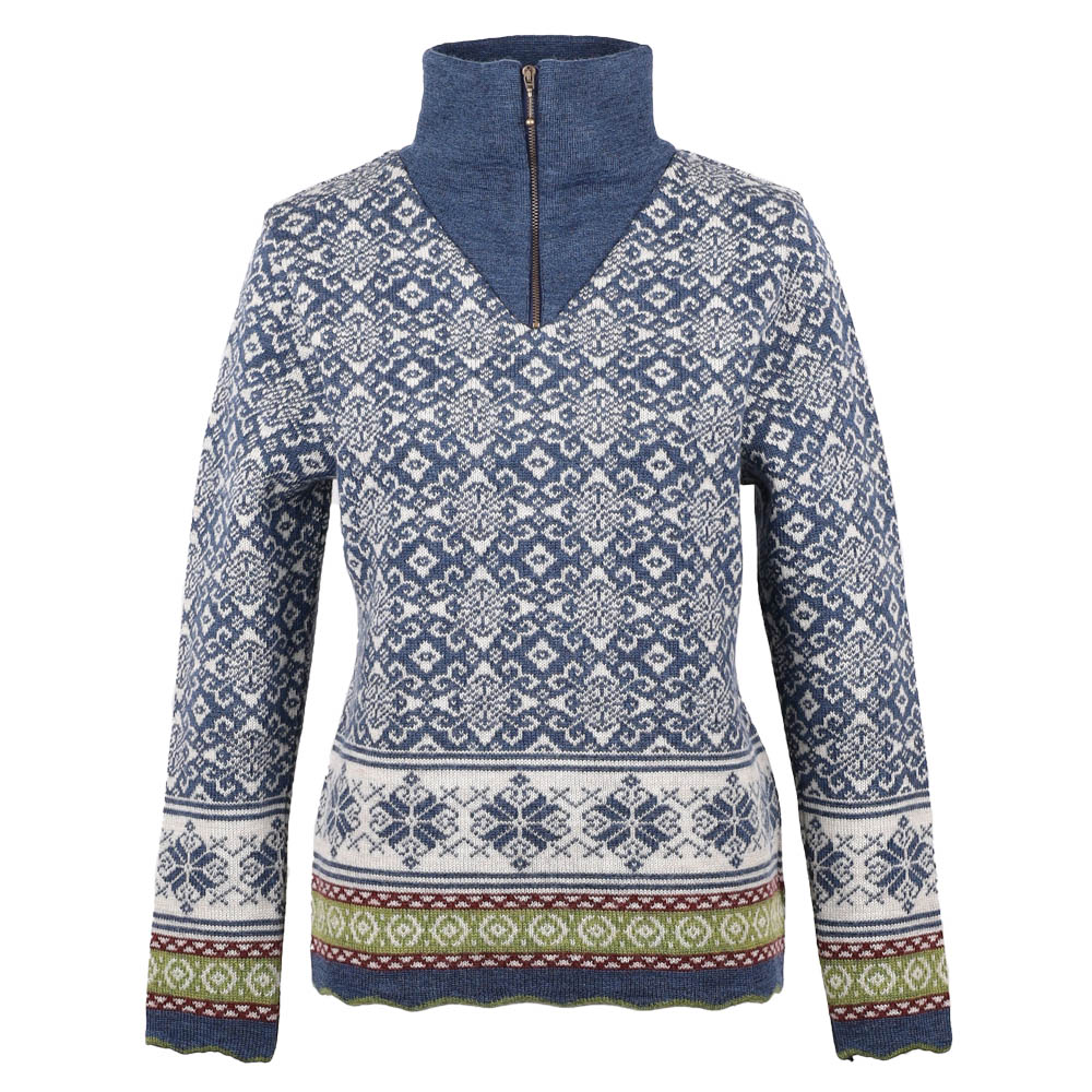 Troyer Rikka jeans|natur