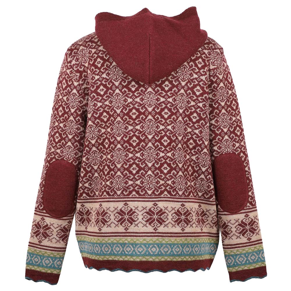 OS Kap. Jacke Rikka burgunder|camel