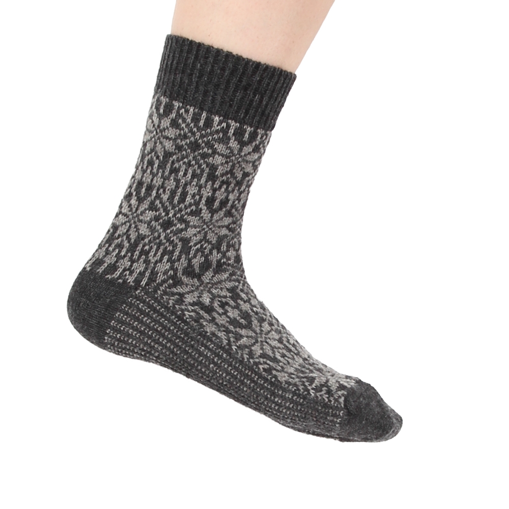 Norweger Socken anthrazit|beige