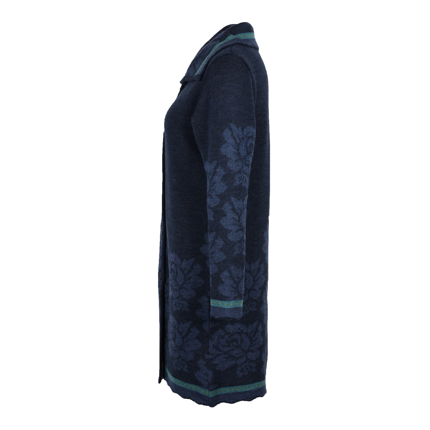 Strickmantel Mary nachtblau|jeans