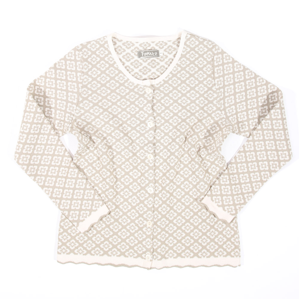 Strickjacke Malibu natur|flax