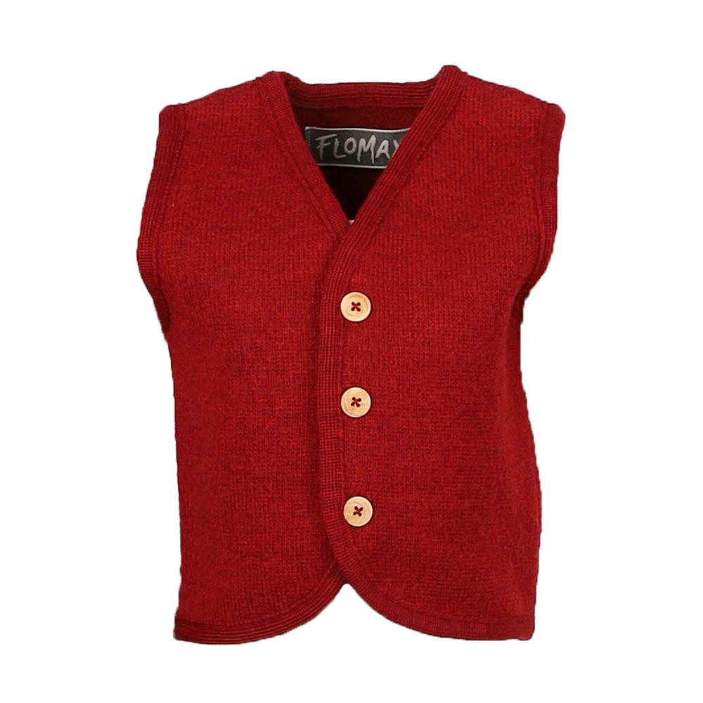 Walk Weste Alba Baby | mohnrot