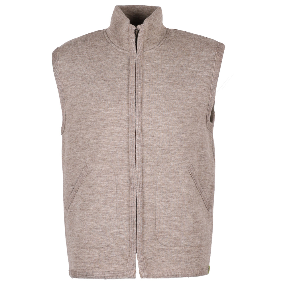 Fein Walk Weste locwool | birke mel.