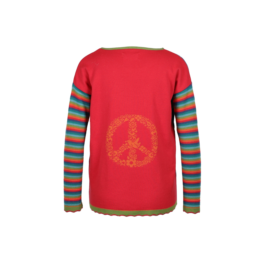 Oversize Pullover Peace | bunt