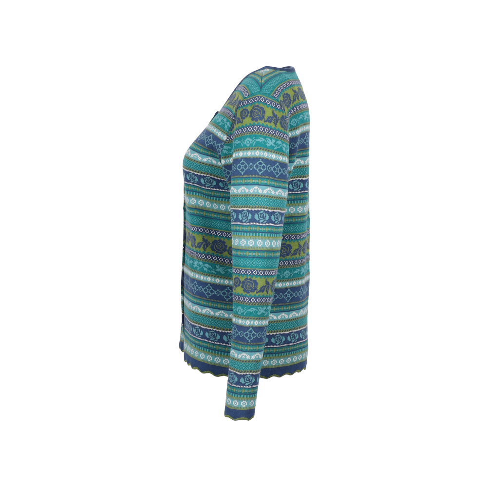 Strickjacke Malou jeans|bunt