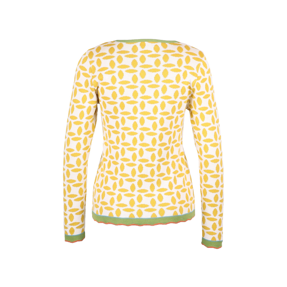 Strickjacke Bonnie natur|messing