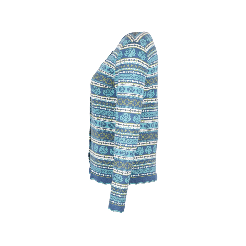 Strickjacke Solei jeans|türkis
