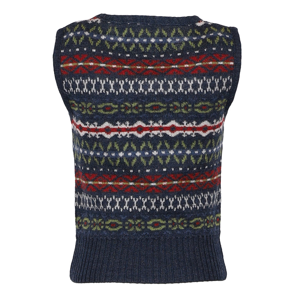 Pullunder Tom Kinder nachtblau|bunt