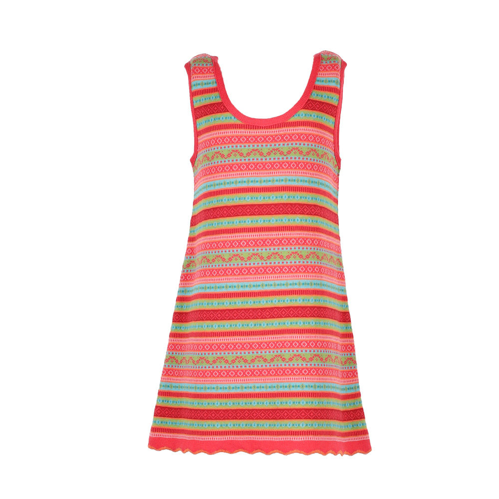 Trägerkleid weit Fee Kinder hibiskus|bunt