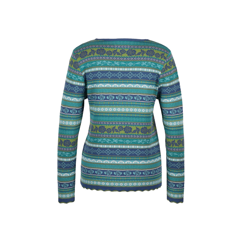 Strickjacke Malou jeans|bunt
