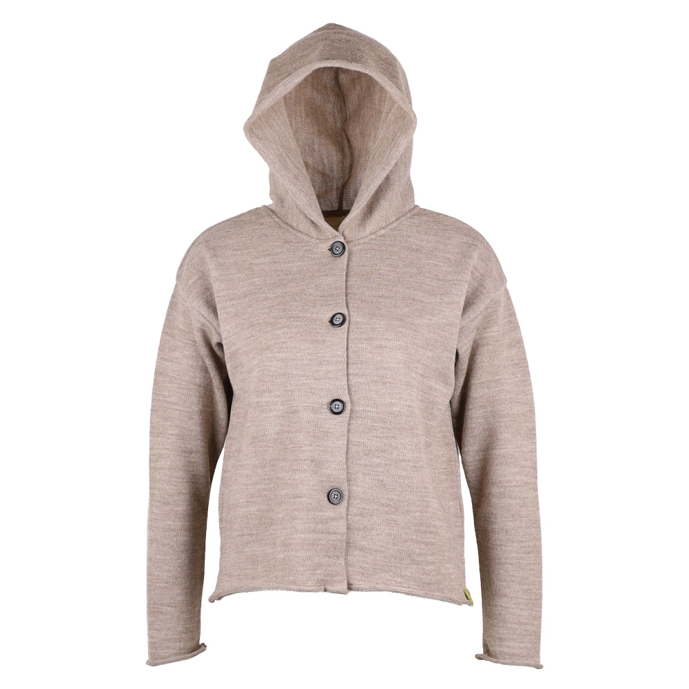 OS Kap. Kurzjacke locwool | birke mel.