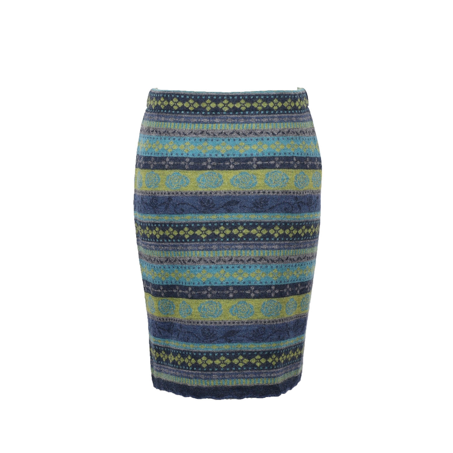 Strickrock Rosalia nachtblau|jeans