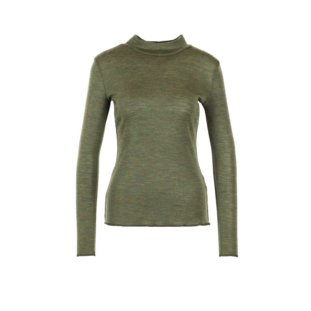 Rollkragen Shirt Jalfe | farn