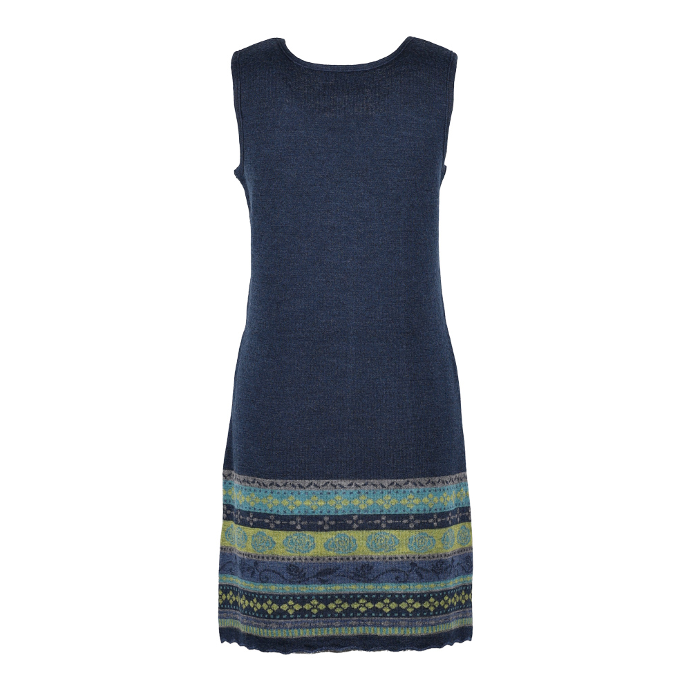 Trägerkleid weit Rosalia nachtblau|jeans