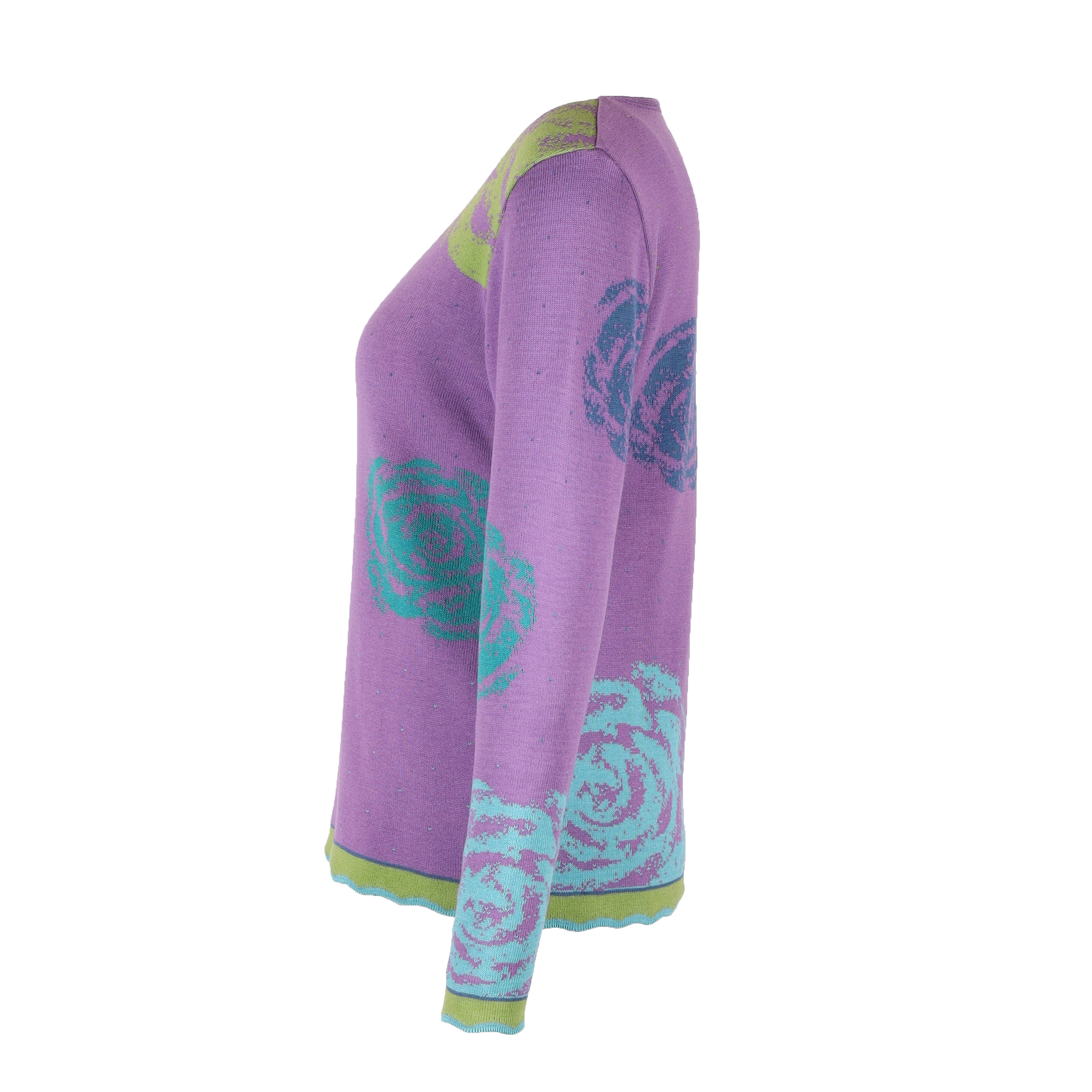 Pullover Amelia flieder|bunt