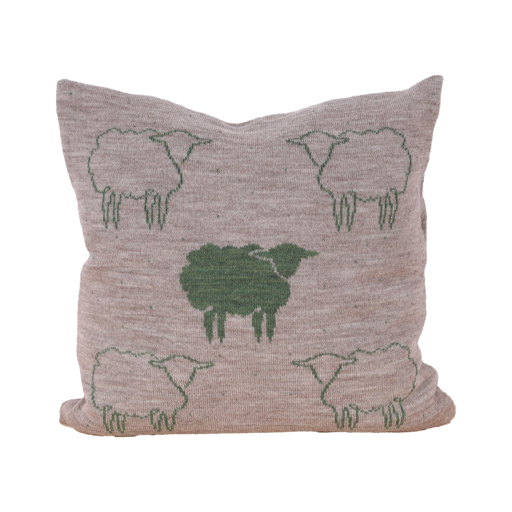 Kissenhülle Schaf Locwool