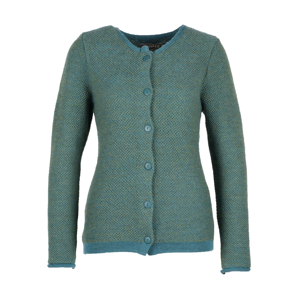 Strickjacke Lea türkis|farn