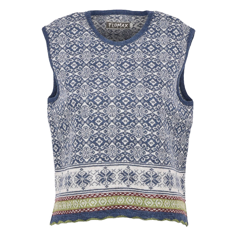 Kurz-Pullunder Rikka jeans|natur