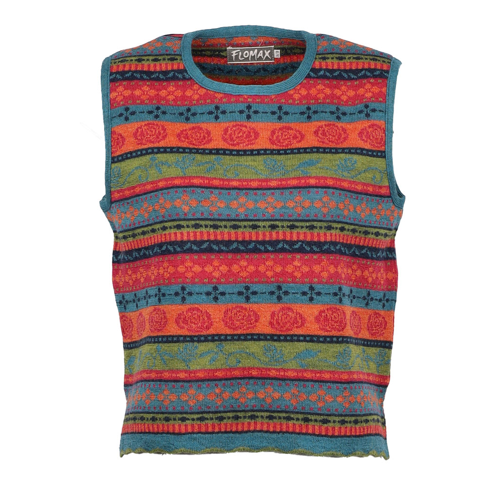 Kurzpullunder Rosalia türkis|bunt