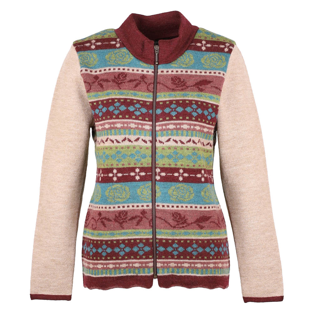 Jacke RV Rosalia burgunder|rosenholz