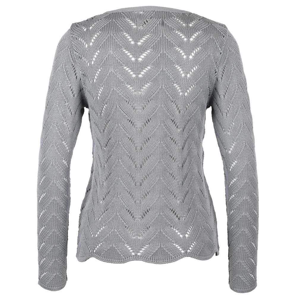 Strickjacke Fine | kiesel