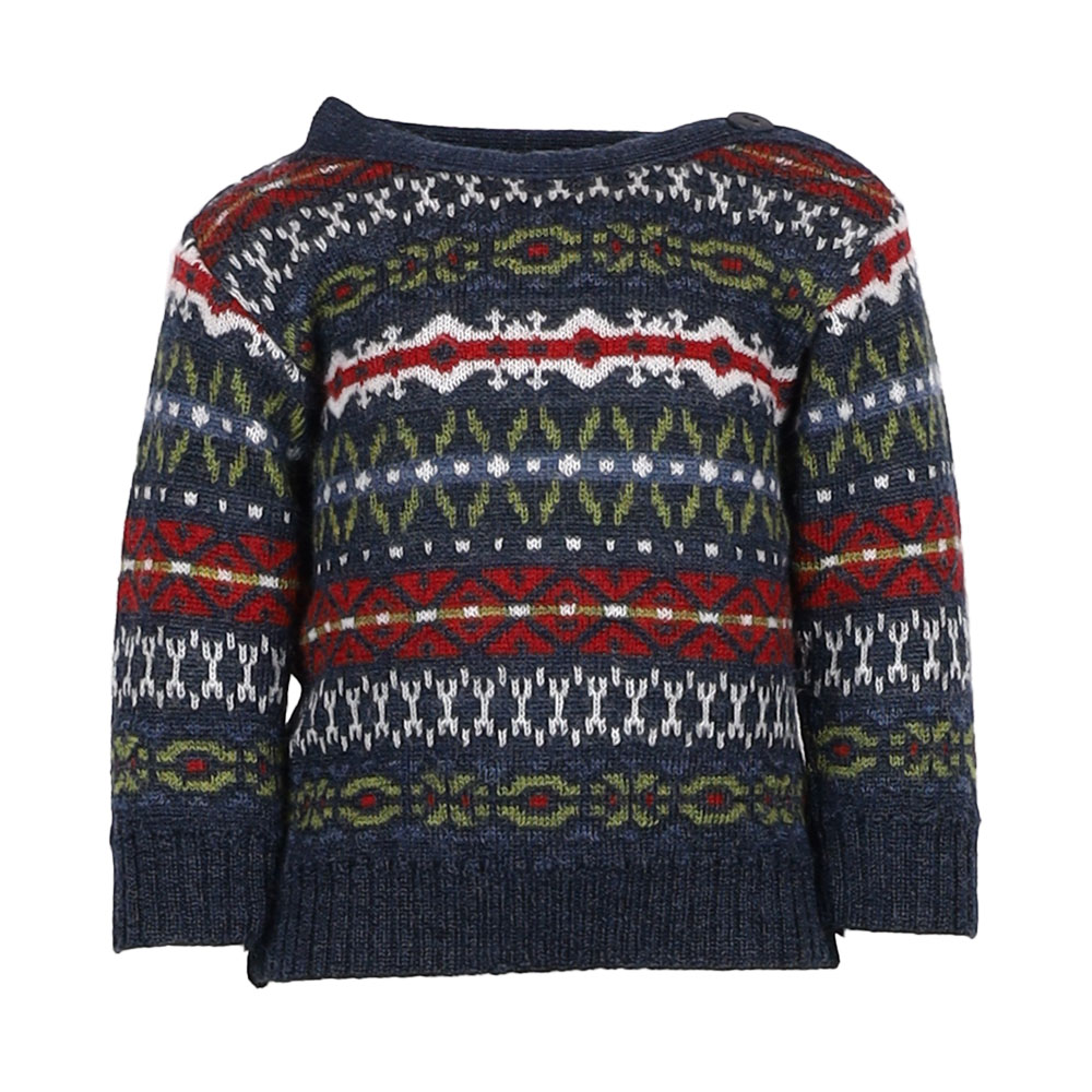 Pulli Tom Baby nachtblau/bunt