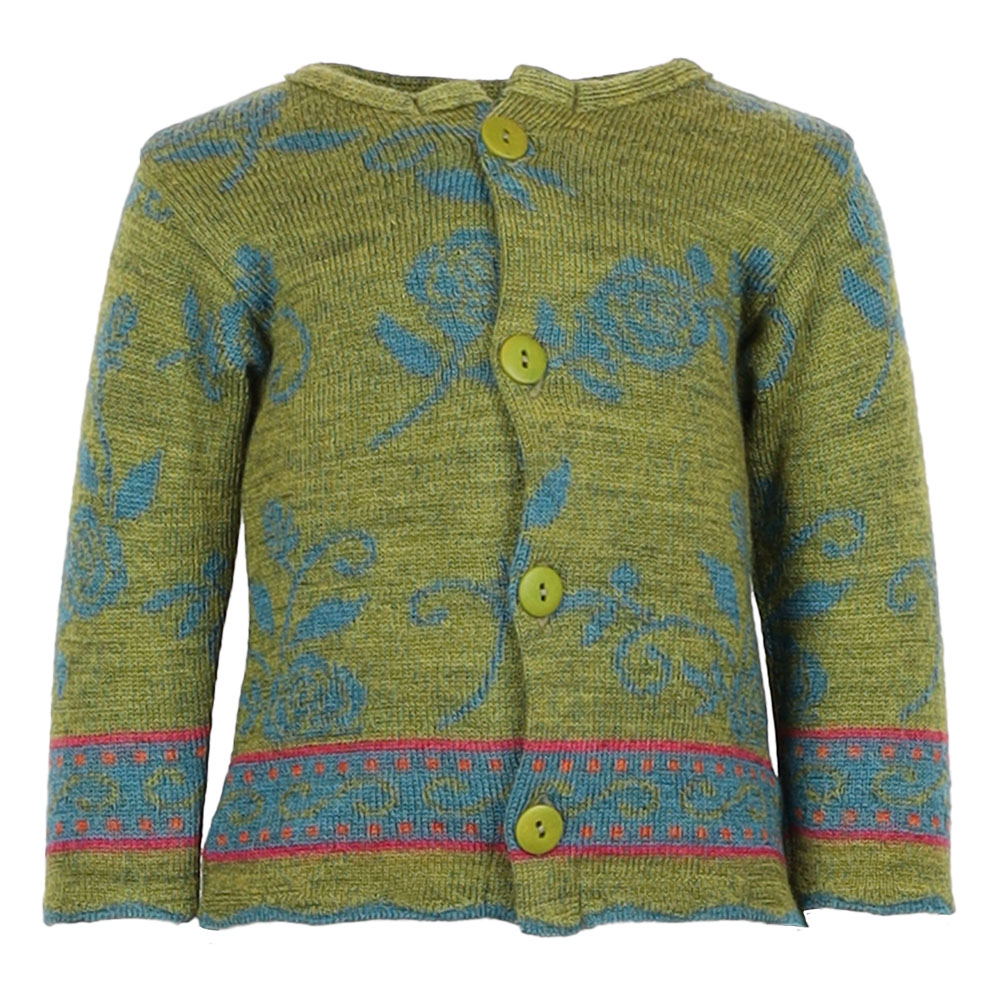 Strickjacke Bille Baby farn/türkis