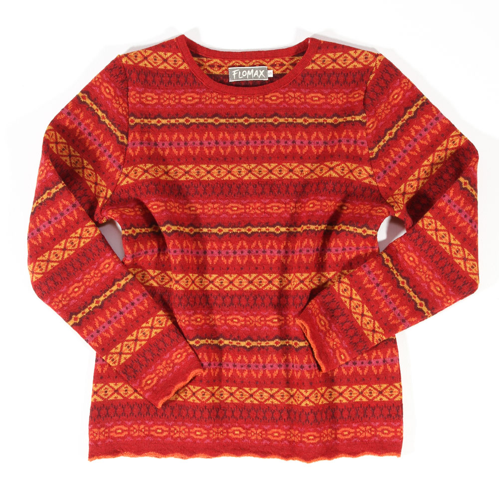 Pullover Tami mohnrot|bunt
